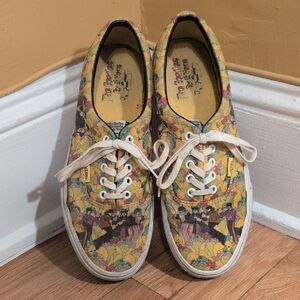 Vans Yellow Graphic Women's Sneakers